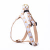Up Country White Heart of Gold Dog Harness