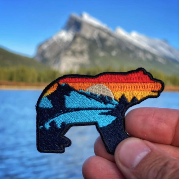 Rocky Mountain Dog Grizzly Bear Patch