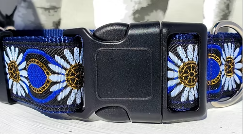 Rocky Mountain Hound 1.5" Wide Sunflower Dog Collar