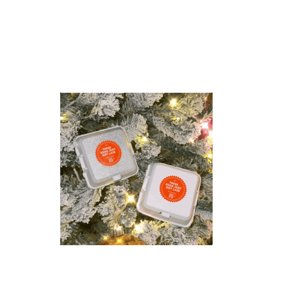 The Smart Coop "Just Got Laid" 4-Egg Carton