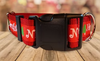 Rocky Mountain Hound 1.5" Wide Naughty or Nice Christmas Dog Collar