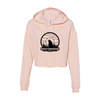 Rocky Mountain Dog Wolf Cropped Hoodie