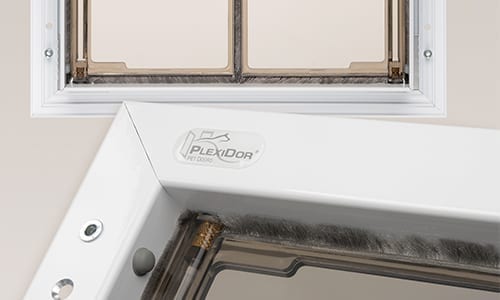 PlexiDor frame front and back