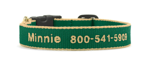 Up Country Color Market Dog Collar - Wide