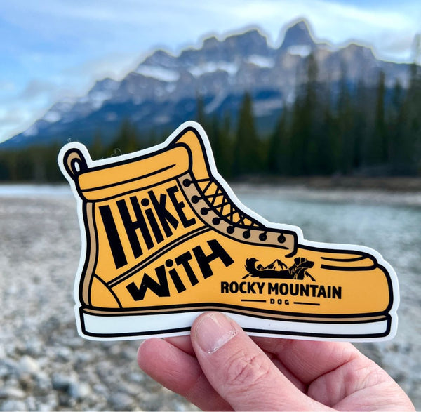 Rocky Mountain Dog I Hike With RMD Sticker