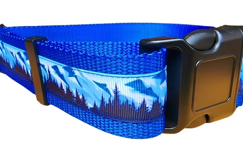 Rocky Mountain Hound 1.5" Wide Mountain Tree Dog Collar