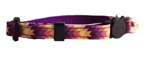 Rocky Mountain Hound Purple Southwest Cat Collar