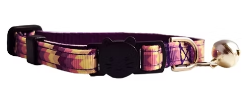 Rocky Mountain Hound Purple Southwest Cat Collar