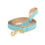 Up Country Turquoise Gingham Dog Lead
