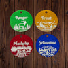 Rocky Mountain Dog Personalized Aluminum Dog ID Tag 1.5"
