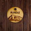 Rocky Mountain Dog Personalized Wooden Dog ID Tag