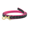 Up Country Black and White Dot Small Breed Dog Lead