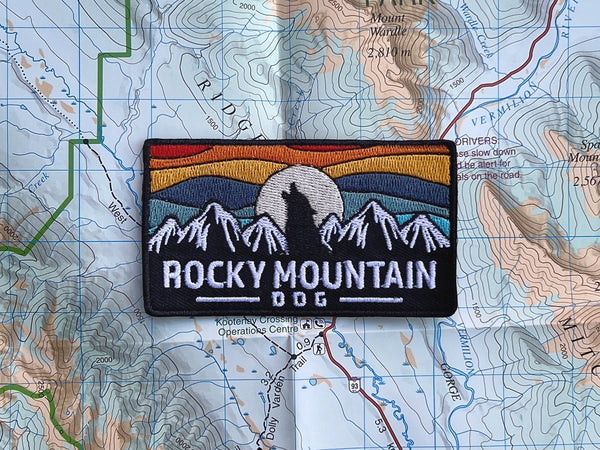 Rocky Mountain Dog Wolf Moon Patch