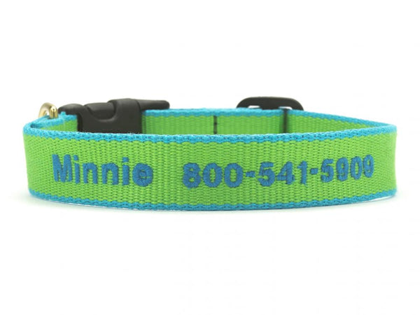 Up Country Color Market Dog Collar - Narrow (5/8")