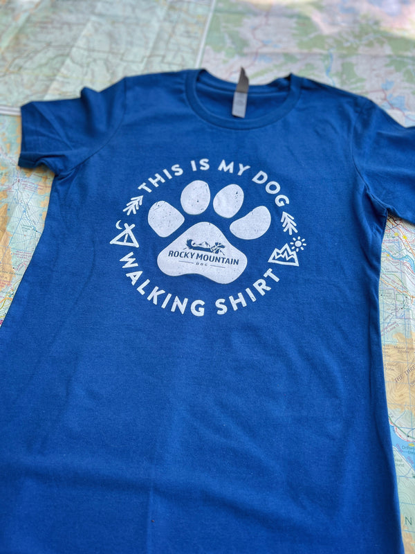 Rocky Mountain Dog Women's Dog Walking T-Shirt
