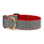 Up Country Classic Black Houndstooth Extra Wide Dog Collar 1.5"