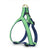 Up Country Lime Gingham Dog Harness