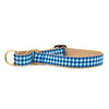 Up Country Navy Gingham Martingale Dog Collar