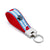 Up Country Pawprint Stripe Key Ring