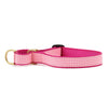 Up Country Pink Gingham Martingale Dog Collar