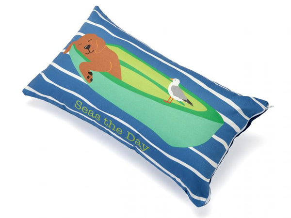 Up Country Pillow: Seas the Day