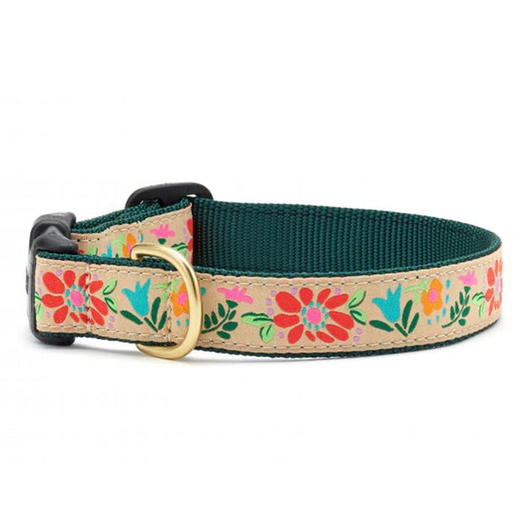 Up Country Tapestry Floral Dog Collar