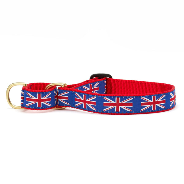 Up Country Union Jack Martingale Dog Collar