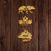 Rocky Mountain Dog Personalized Wooden Shape Dog ID Tags