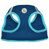 Up Country Navy and Aqua Small Dog Vest Harness