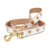 Up Country White Heart of Gold Dog Lead